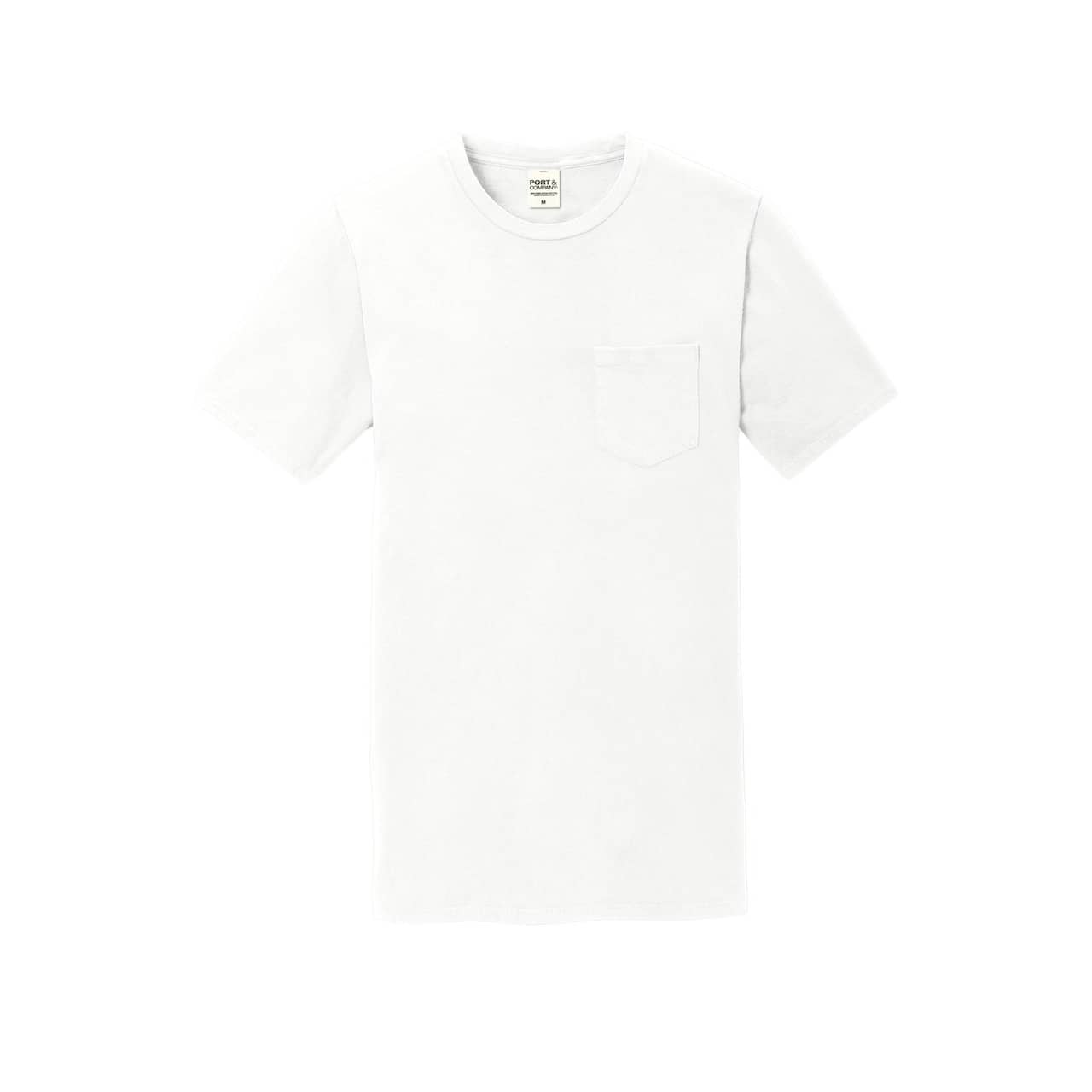 Port & Company® Beach Wash® Garment-Dyed Adult Pocket T-Shirt